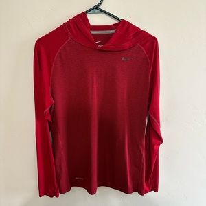 Nike Dri-Fit hooded long sleeve tee